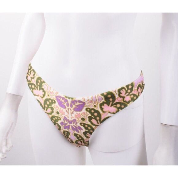 Zimmermann Womens Violet Printed Bikini Bottom Swim Suit AU 0 US 4 NWT - Picture 3 of 6
